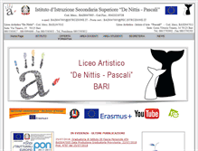 Tablet Screenshot of liceoartisticobari.it